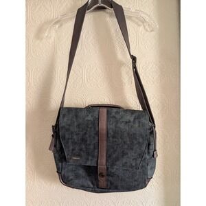 Timbuk2 Acid Denim Messenger Bag Bronze Sunset Satchel Small Crossbody One Love